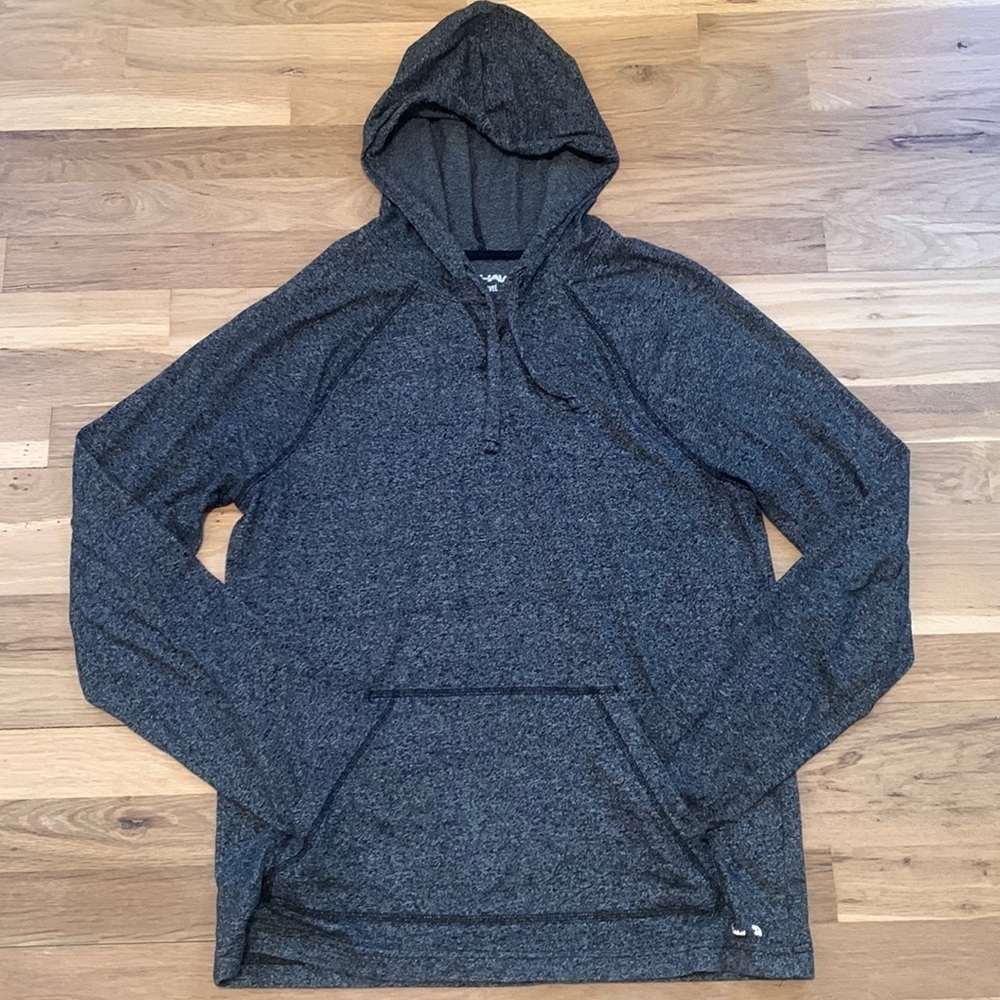 Tony Hawk Next Level Long Sleeve Pullover Hoodie w/ Front Pocket Gray Men’s M